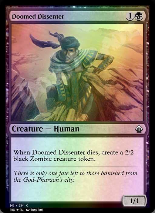 Doomed Dissenter FOIL