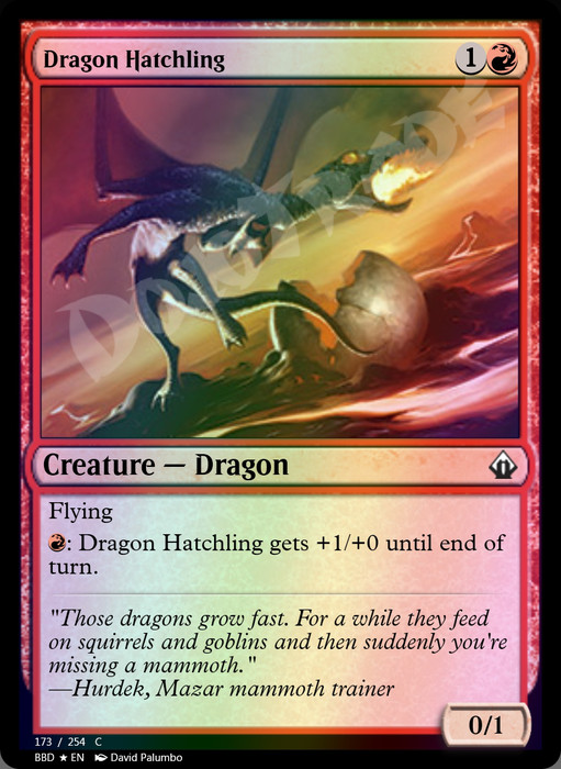 Dragon Hatchling FOIL
