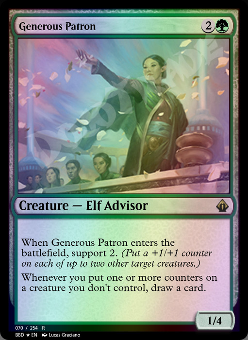 Generous Patron FOIL