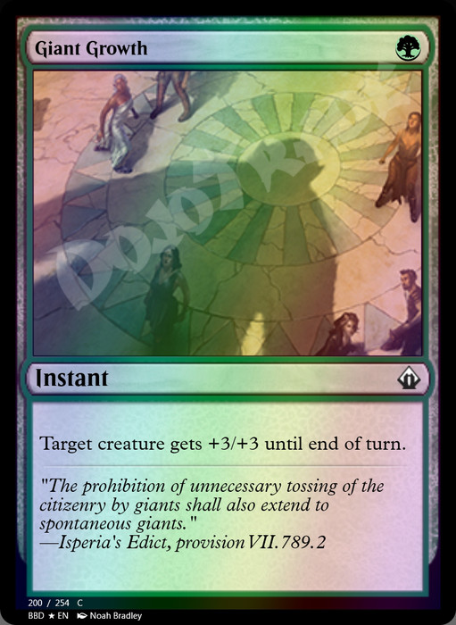 Giant Growth FOIL