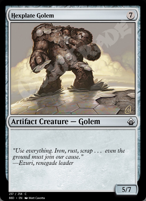 Hexplate Golem