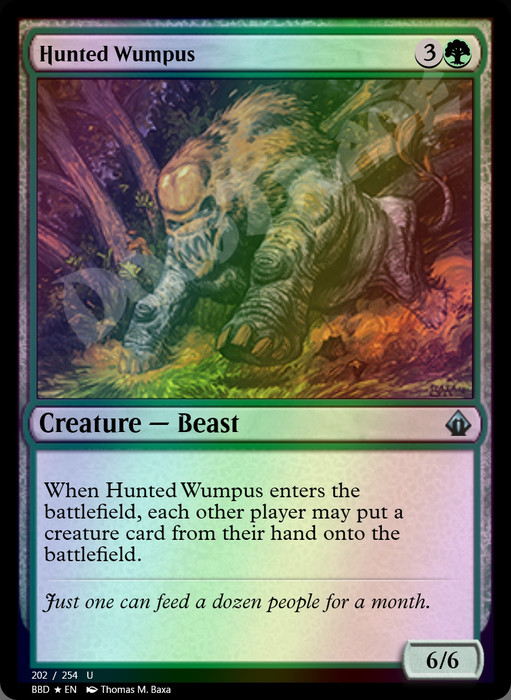 Hunted Wumpus FOIL