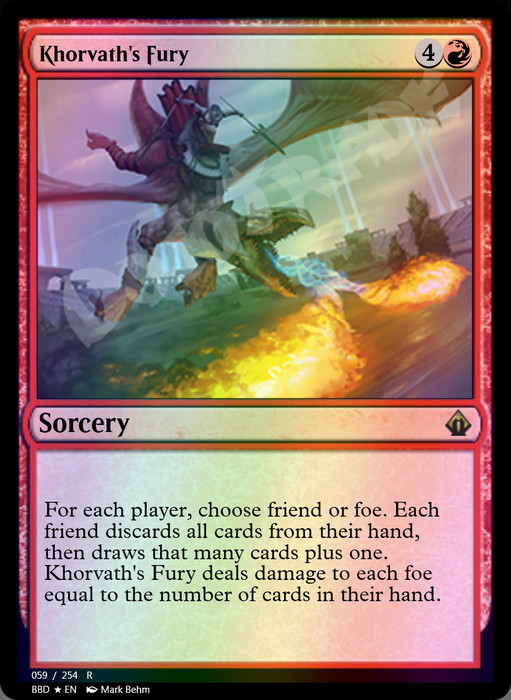 Khorvath's Fury FOIL