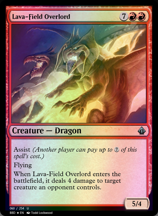 Lava-Field Overlord FOIL