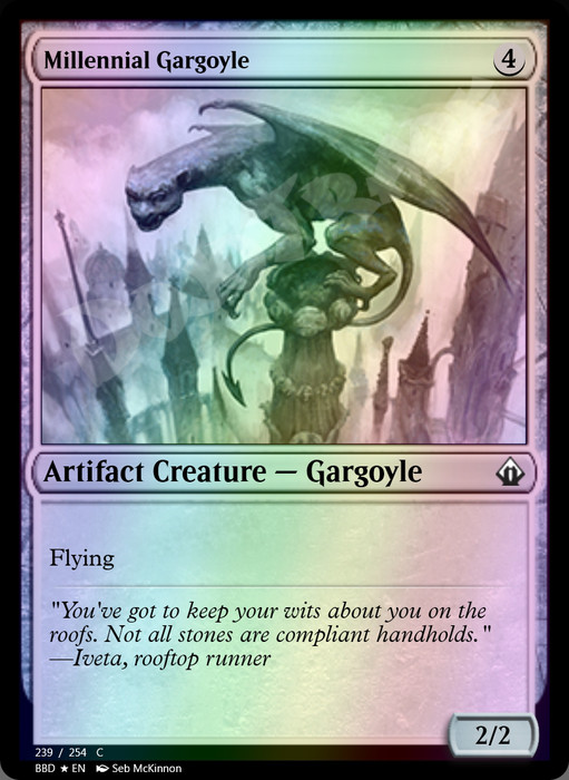 Millennial Gargoyle FOIL