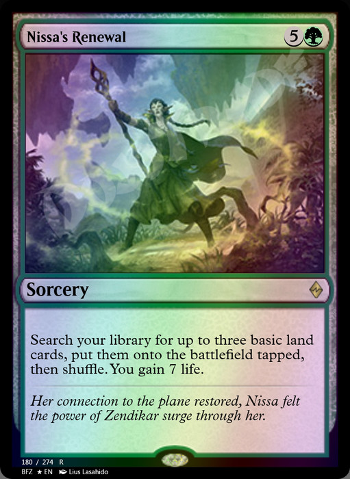 Nissa's Renewal FOIL