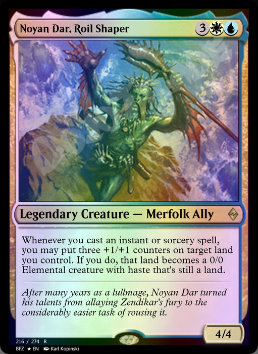 Noyan Dar, Roil Shaper FOIL