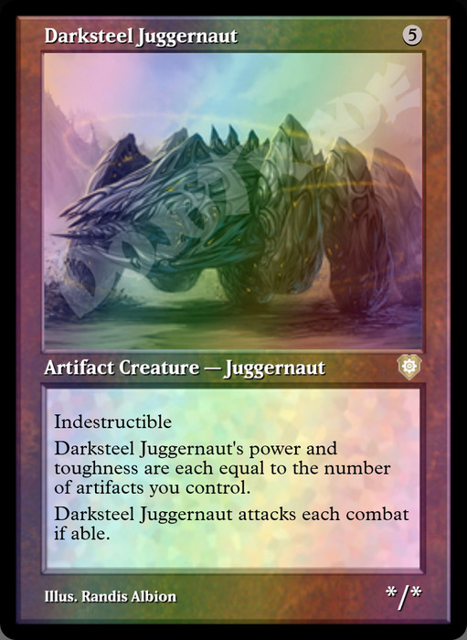 Darksteel Juggernaut FOIL
