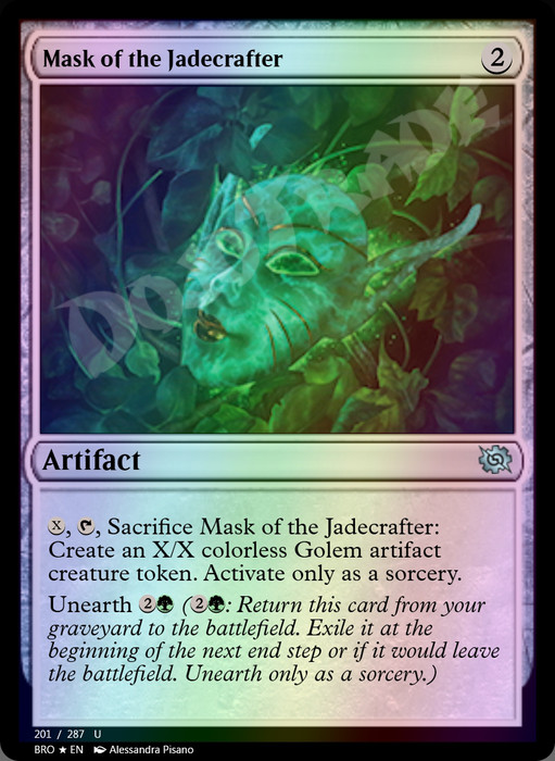 Mask of the Jadecrafter FOIL