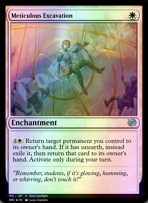 Meticulous Excavation FOIL