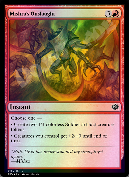 Mishra's Onslaught FOIL