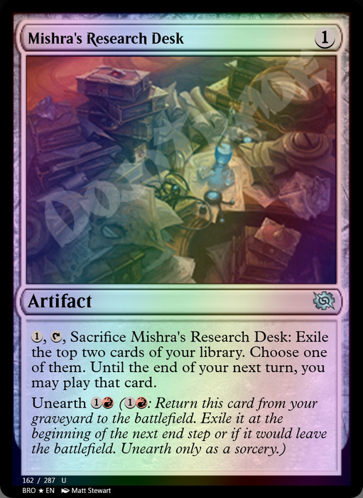 Mishra's Research Desk FOIL