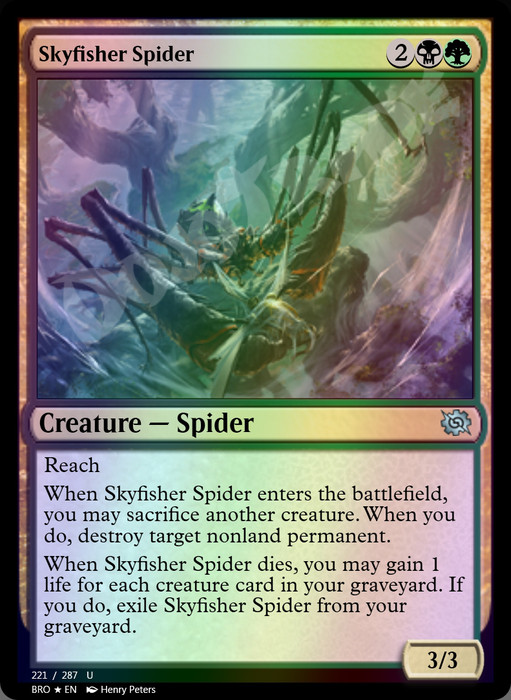 Skyfisher Spider FOIL