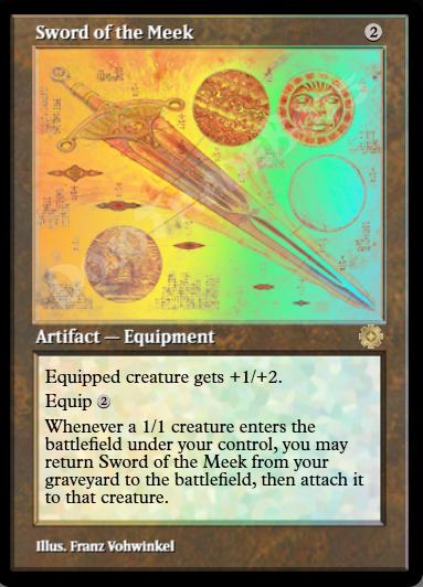 Sword of the Meek (Retro Schematics) FOIL