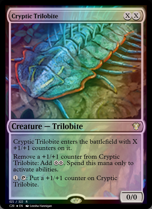 Cryptic Trilobite FOIL