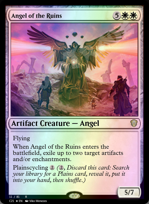 Angel of the Ruins FOIL