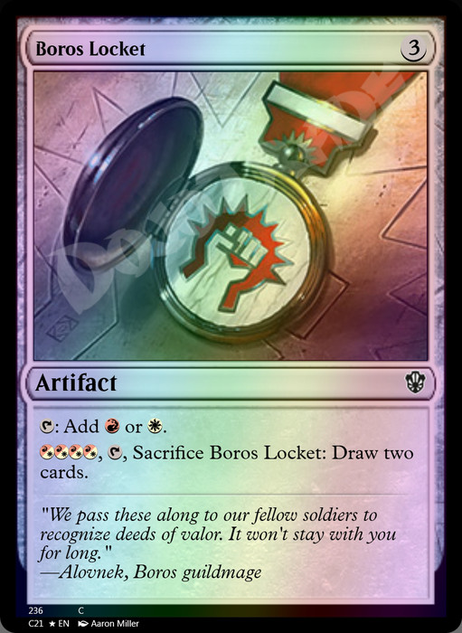 Boros Locket FOIL