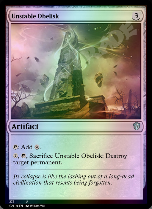 Unstable Obelisk FOIL
