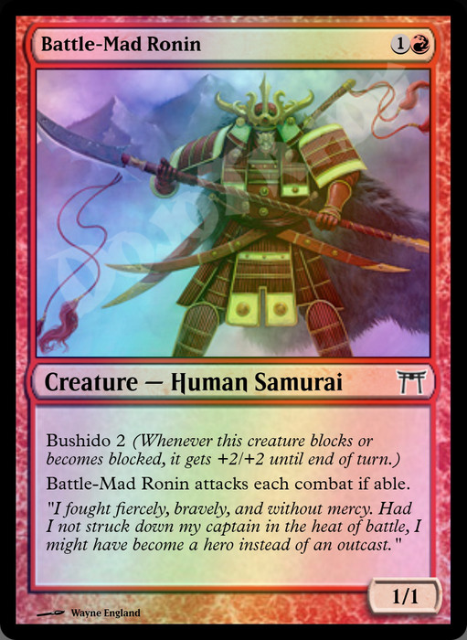 Battle-Mad Ronin FOIL