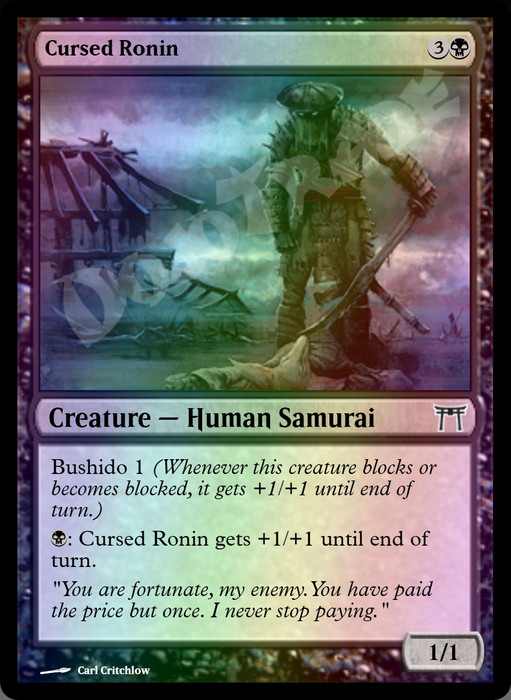 Cursed Ronin FOIL