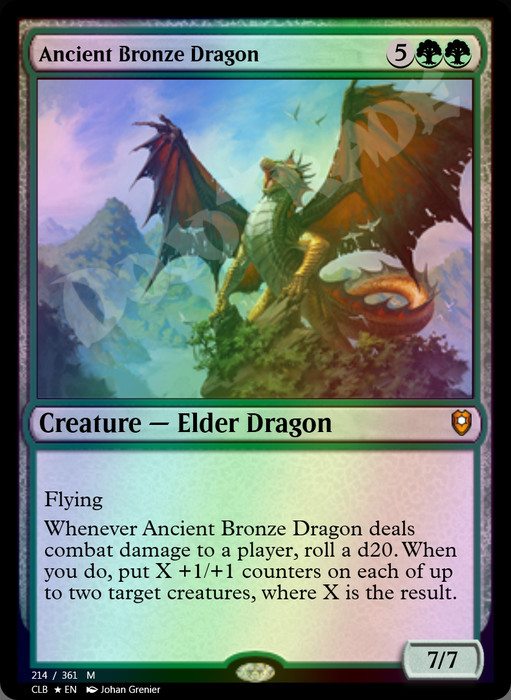 Ancient Bronze Dragon FOIL