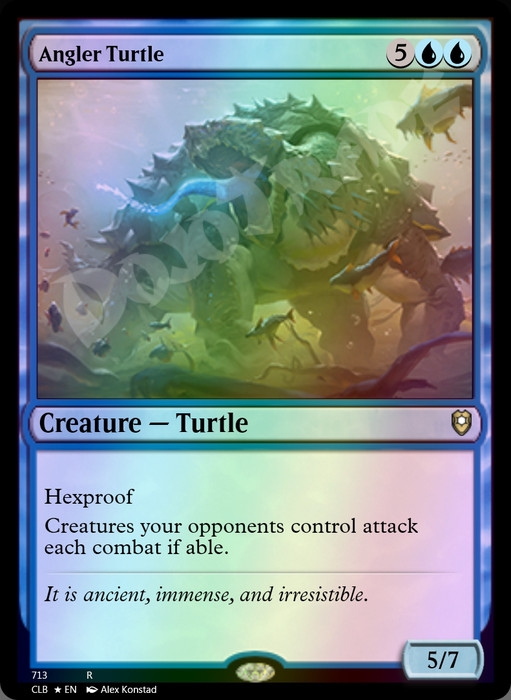 Angler Turtle FOIL