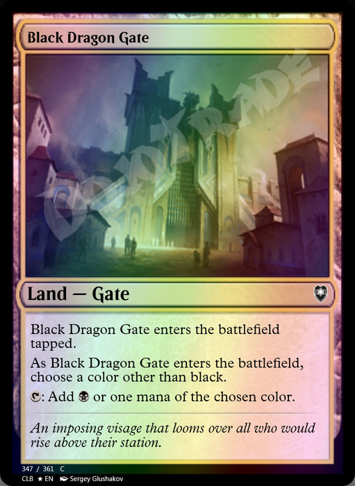 Black Dragon Gate FOIL