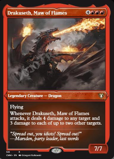 Drakuseth, Maw of Flames (Etched)