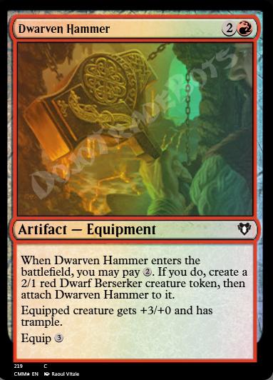 Dwarven Hammer FOIL