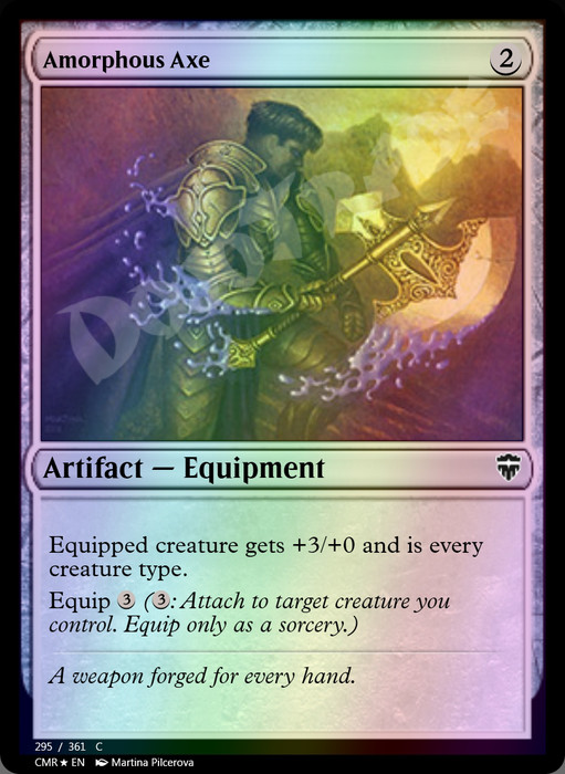 Amorphous Axe FOIL