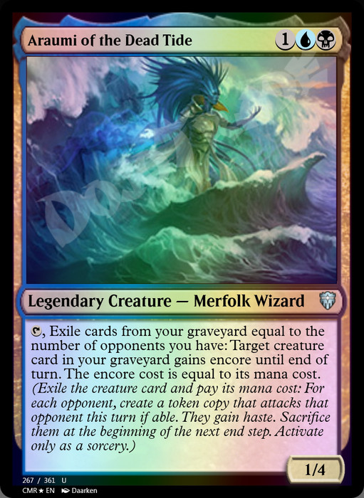 Araumi of the Dead Tide FOIL