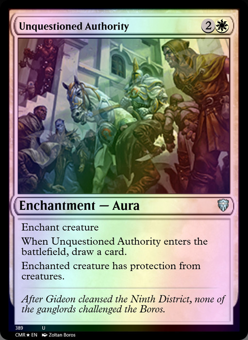 Unquestioned Authority FOIL
