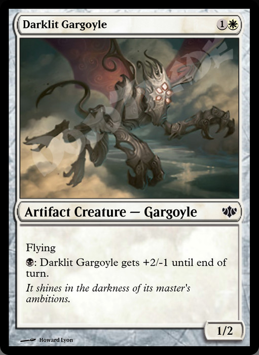 Darklit Gargoyle