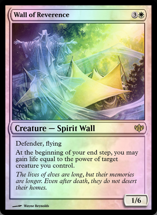 Wall of Reverence FOIL