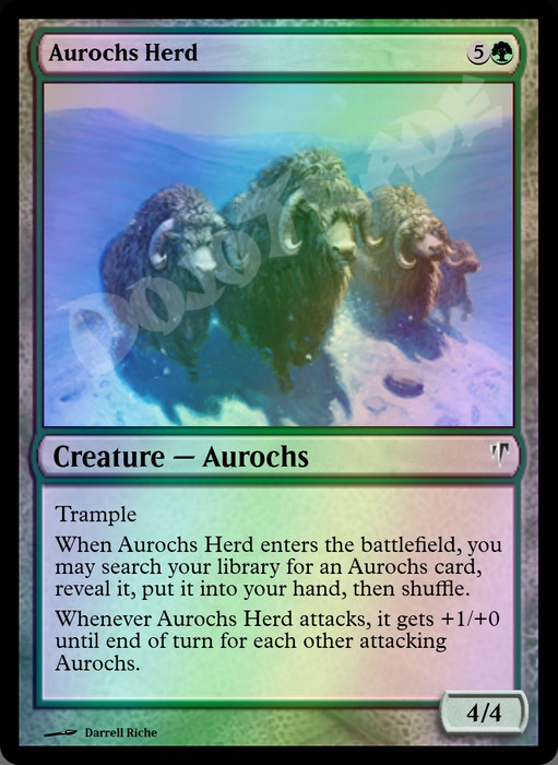 Aurochs Herd FOIL