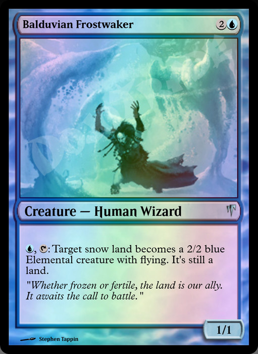 Balduvian Frostwaker FOIL