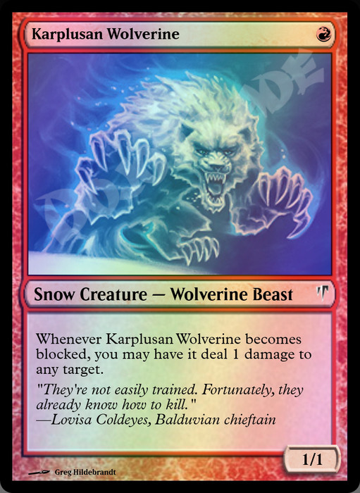 Karplusan Wolverine FOIL