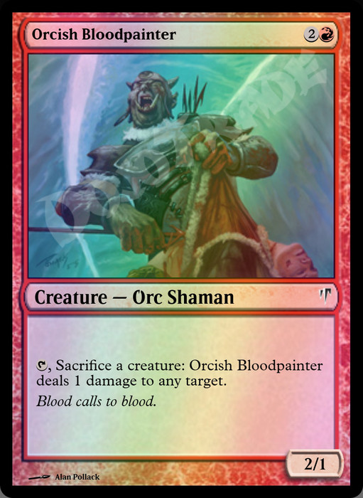 Orcish Bloodpainter FOIL