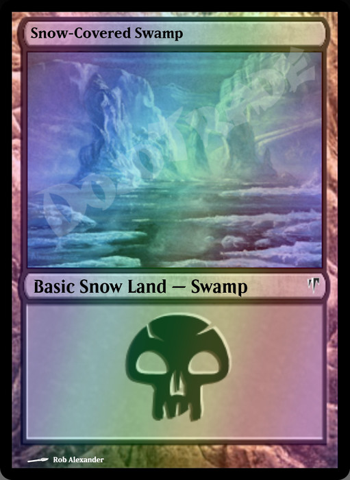 Snow-Covered Swamp FOIL