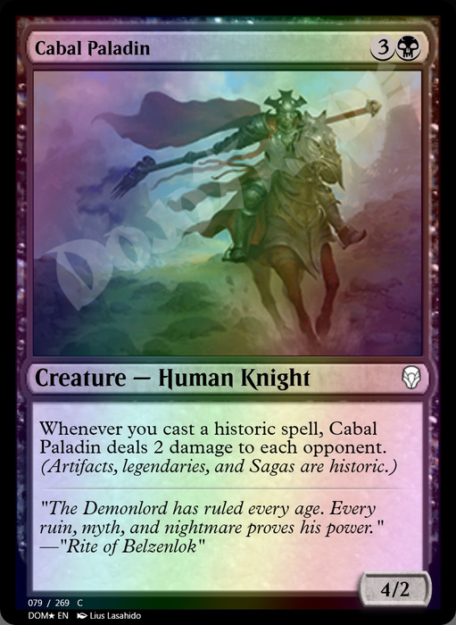 Cabal Paladin FOIL