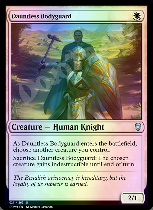 Dauntless Bodyguard FOIL