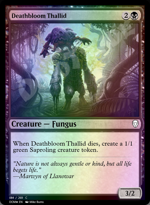 Deathbloom Thallid FOIL