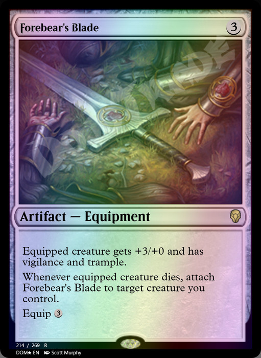 Forebear's Blade FOIL