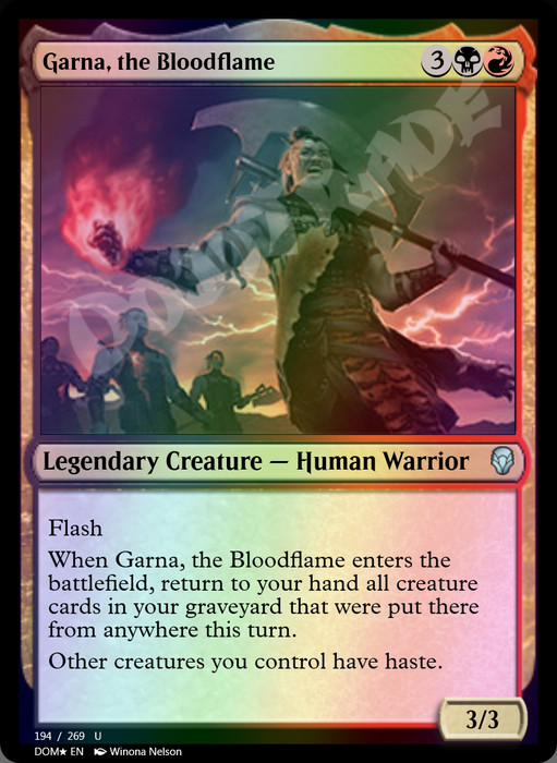 Garna, the Bloodflame FOIL