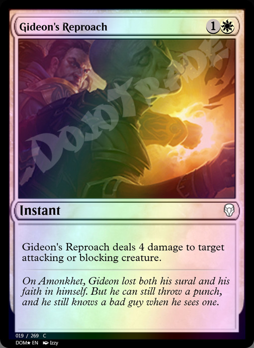 Gideon's Reproach FOIL