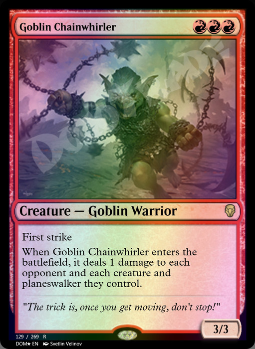 Goblin Chainwhirler FOIL