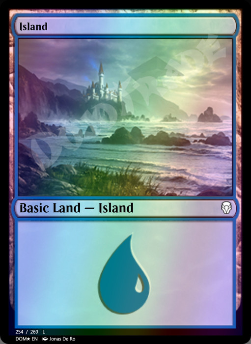 Island (#254) FOIL