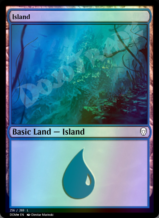 Island (#256) FOIL