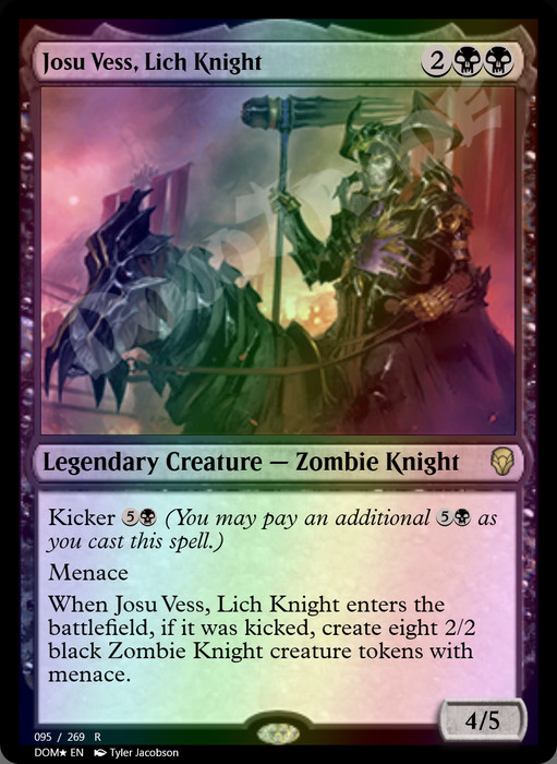 Josu Vess, Lich Knight FOIL