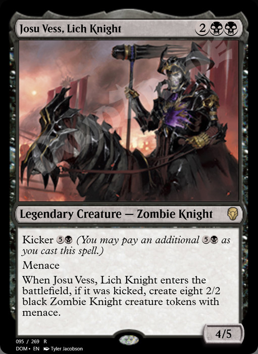 Josu Vess, Lich Knight